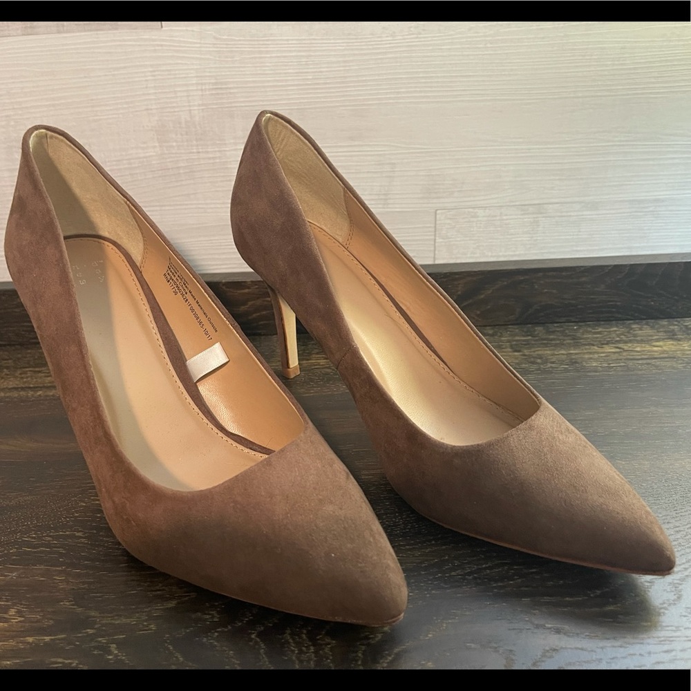 A new day brown heels. WORN ONCE